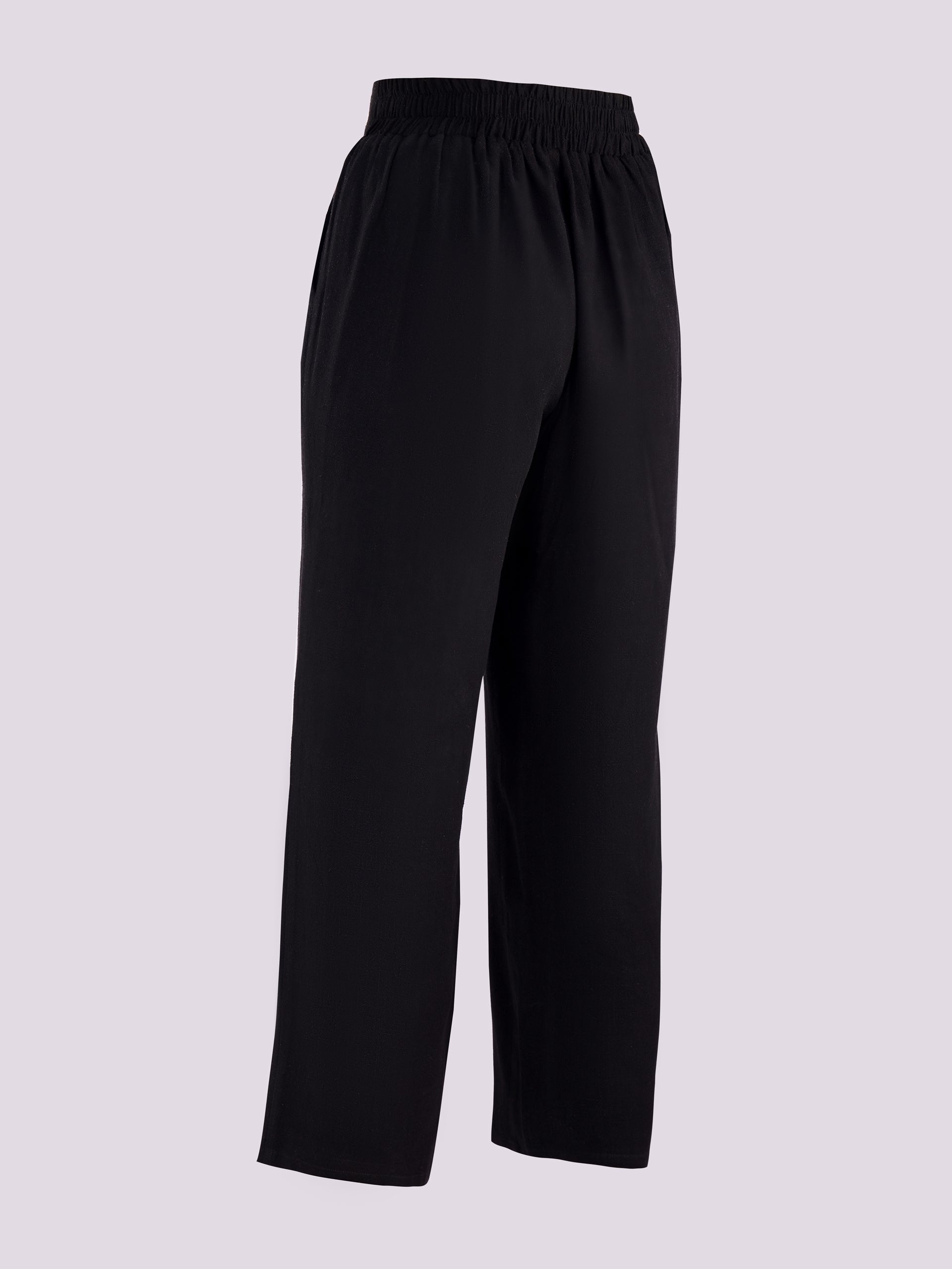 Black High Waisted Trousers