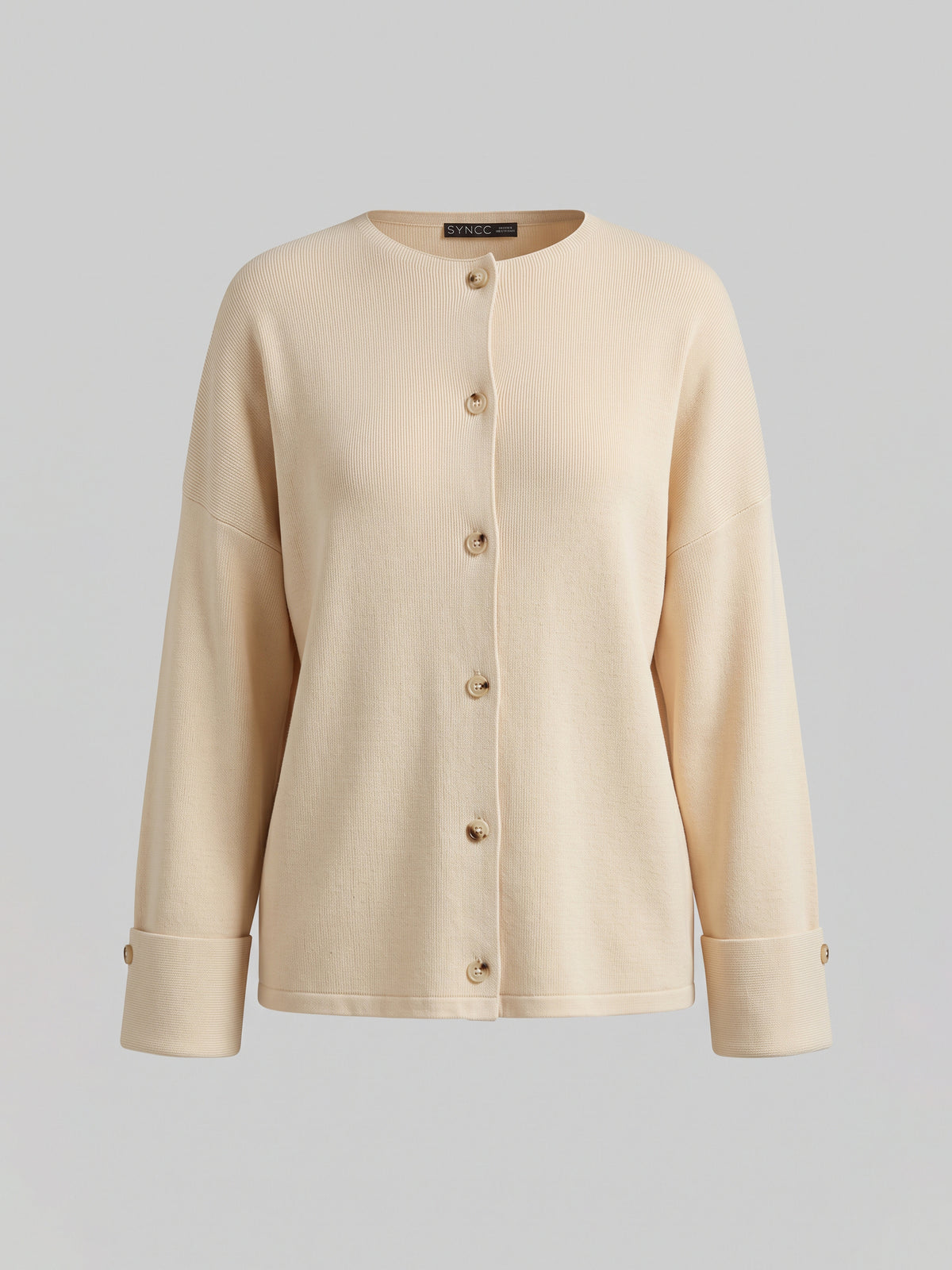 The Buttercream Button-Front Knit