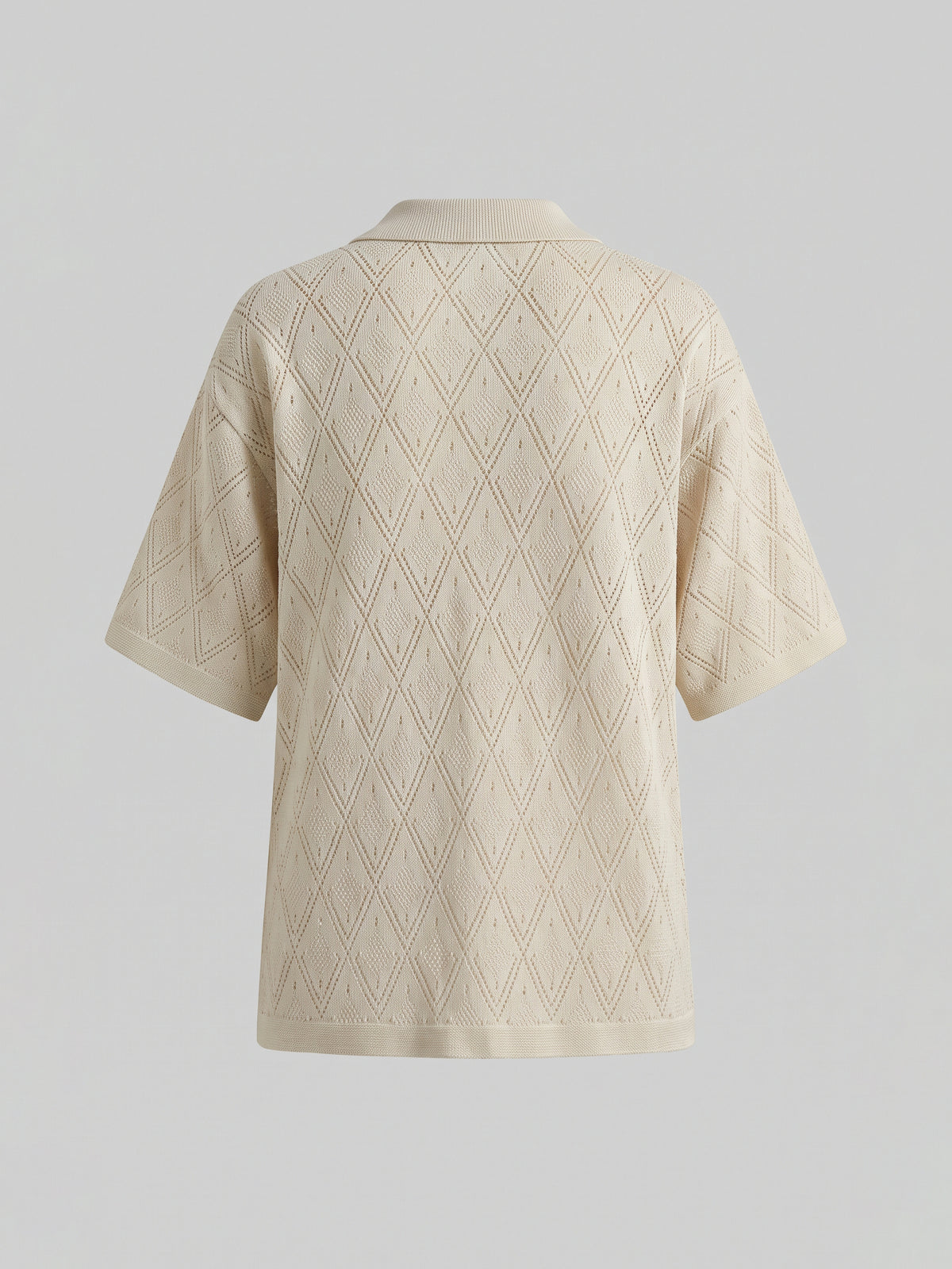 The Cream Short-Sleeve Knit Top