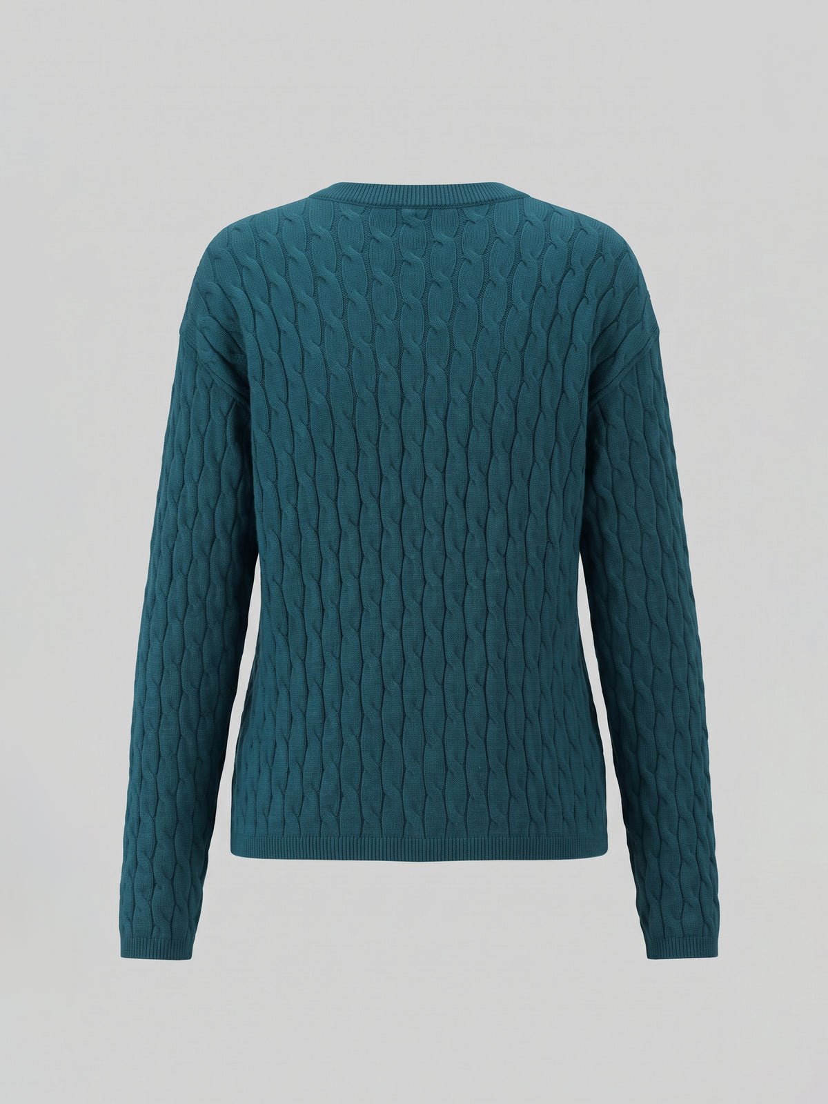 Noir Sculpted V-Neck Sweater
