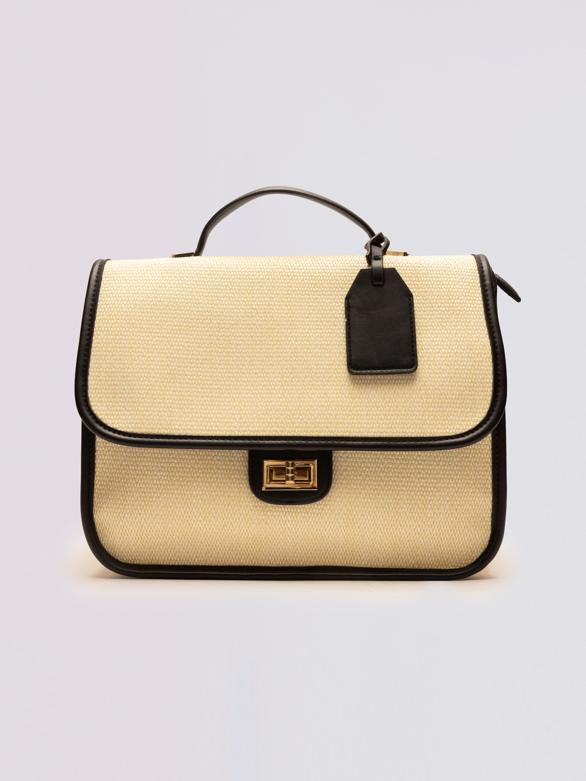 Beige Satchel