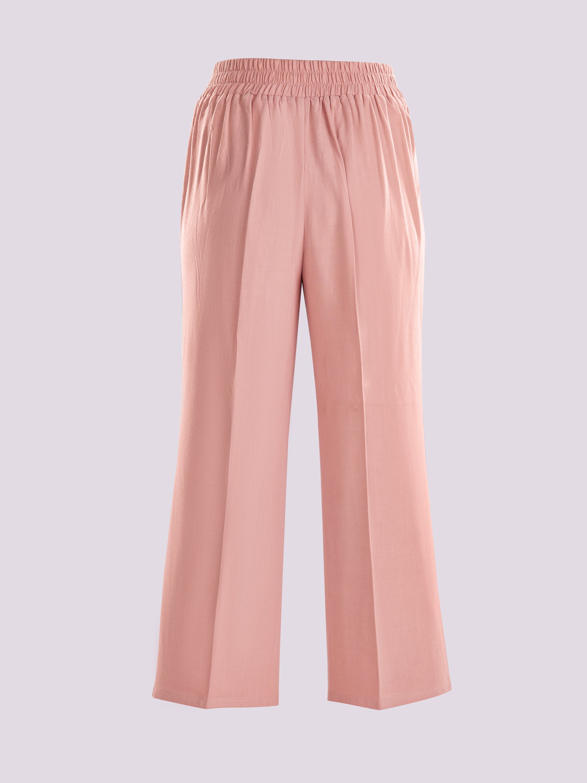 Dull Pink High Waisted Trousers