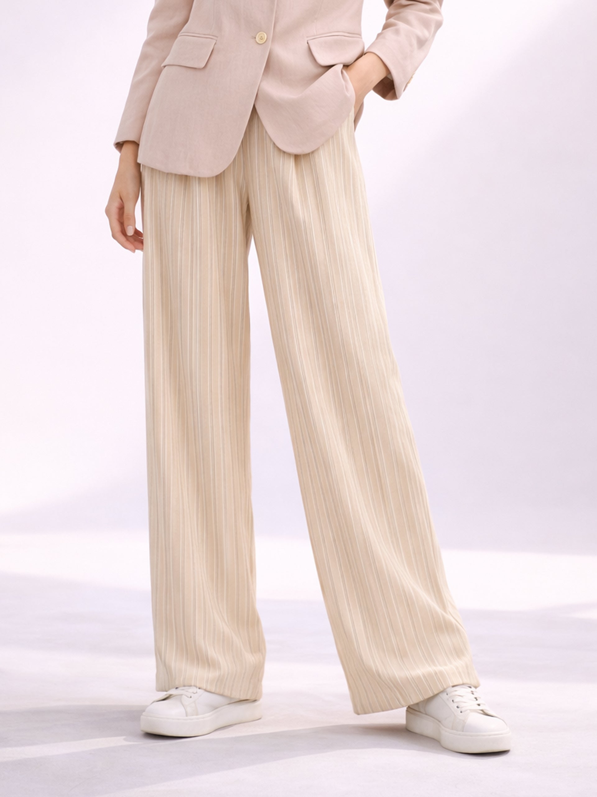 Beige Trousers