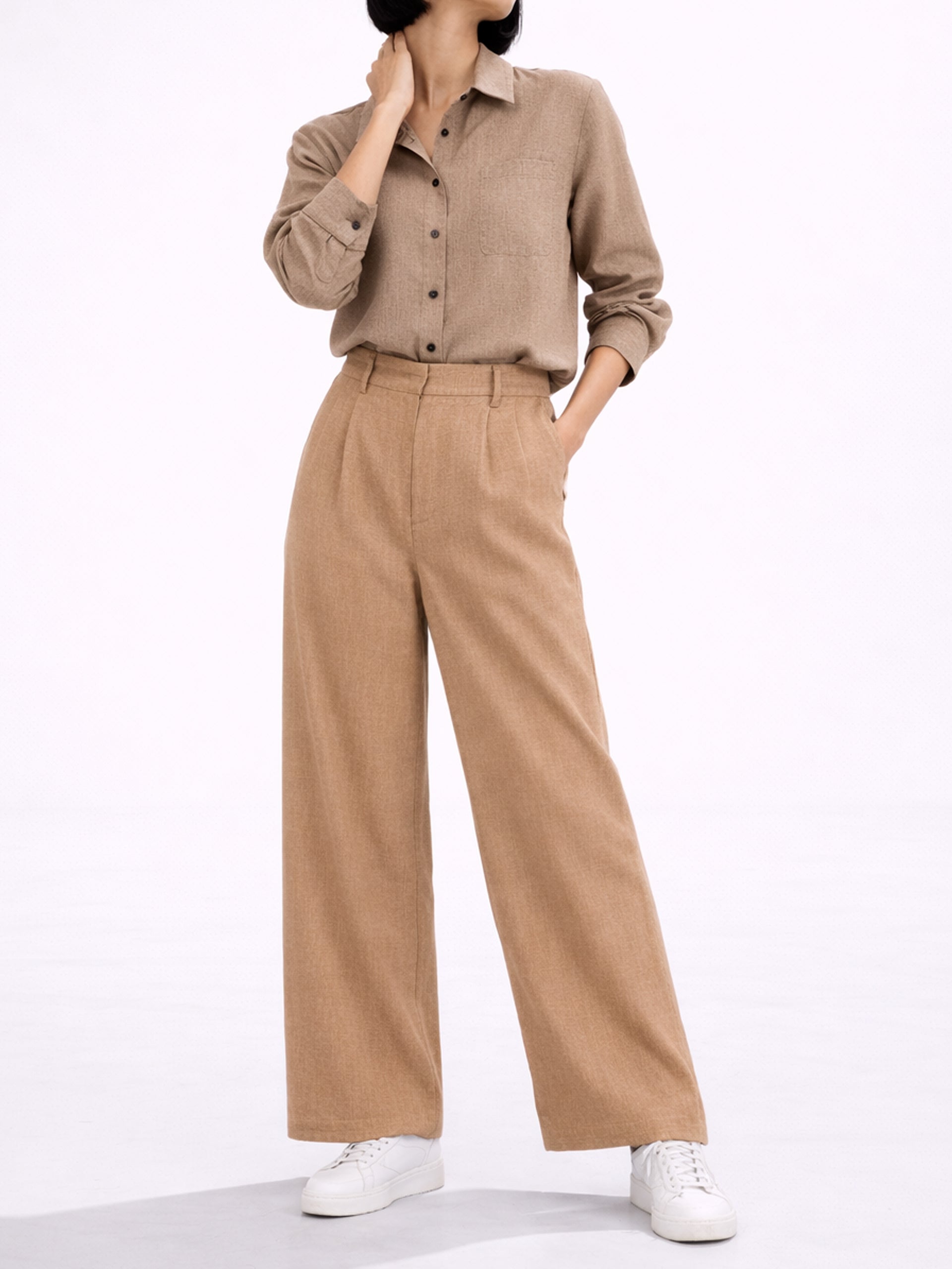 Beige Trousers