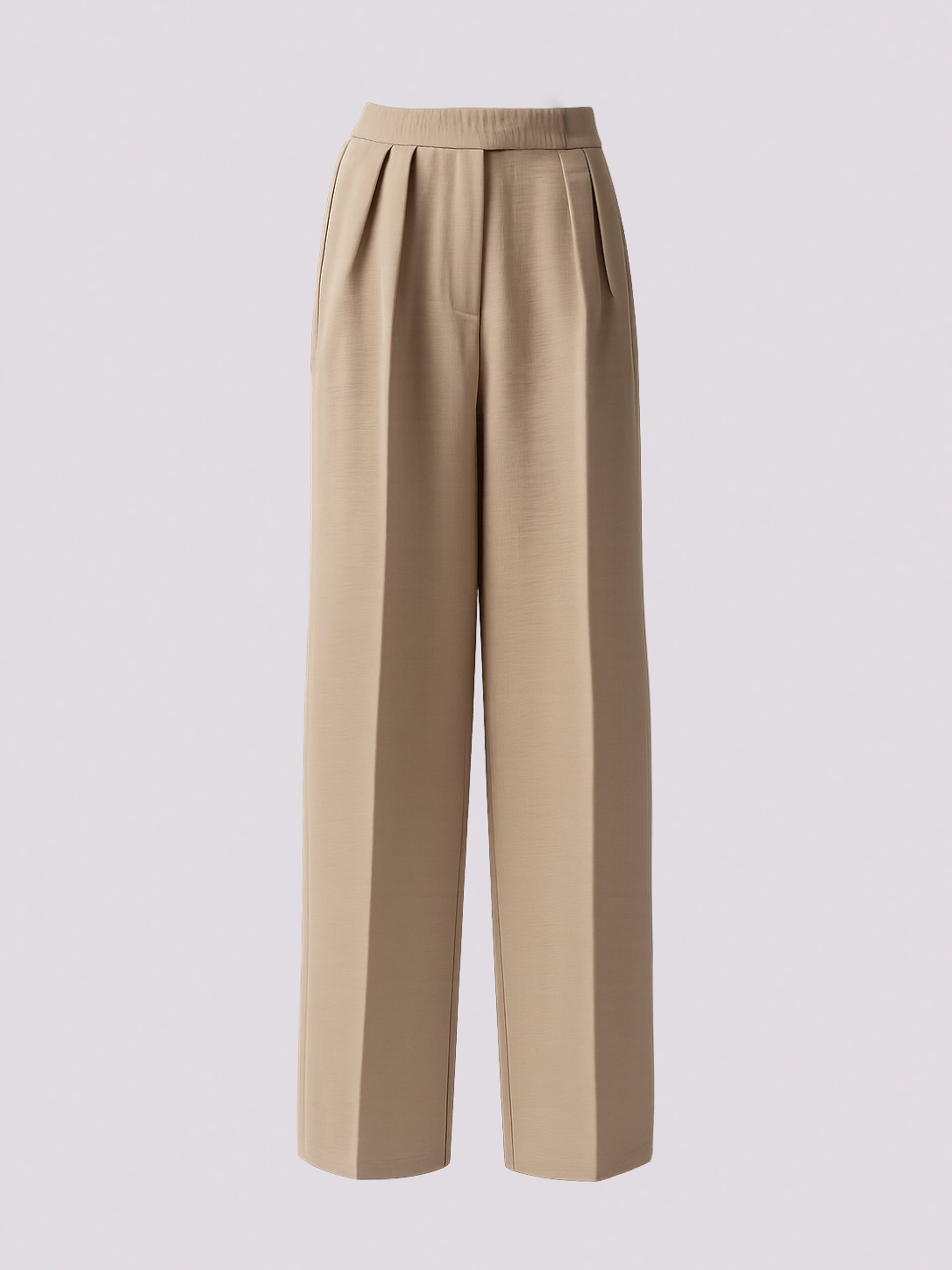 Brown Wide Leg Trousers