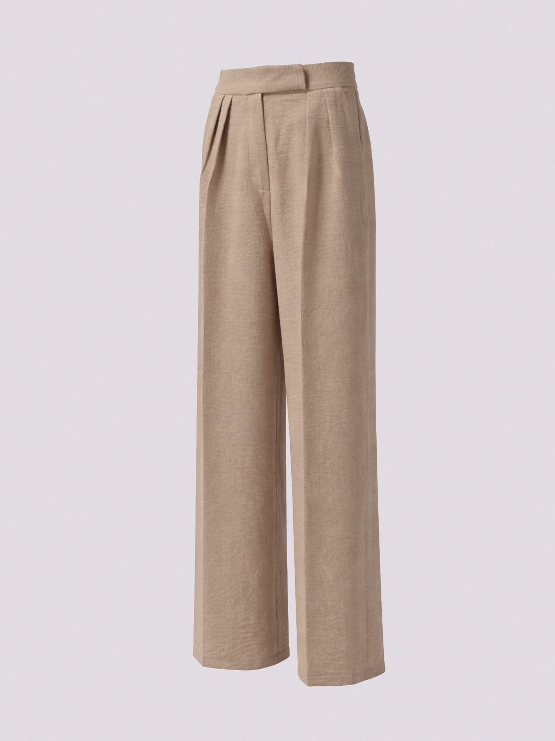 Brown Wide Leg Trousers