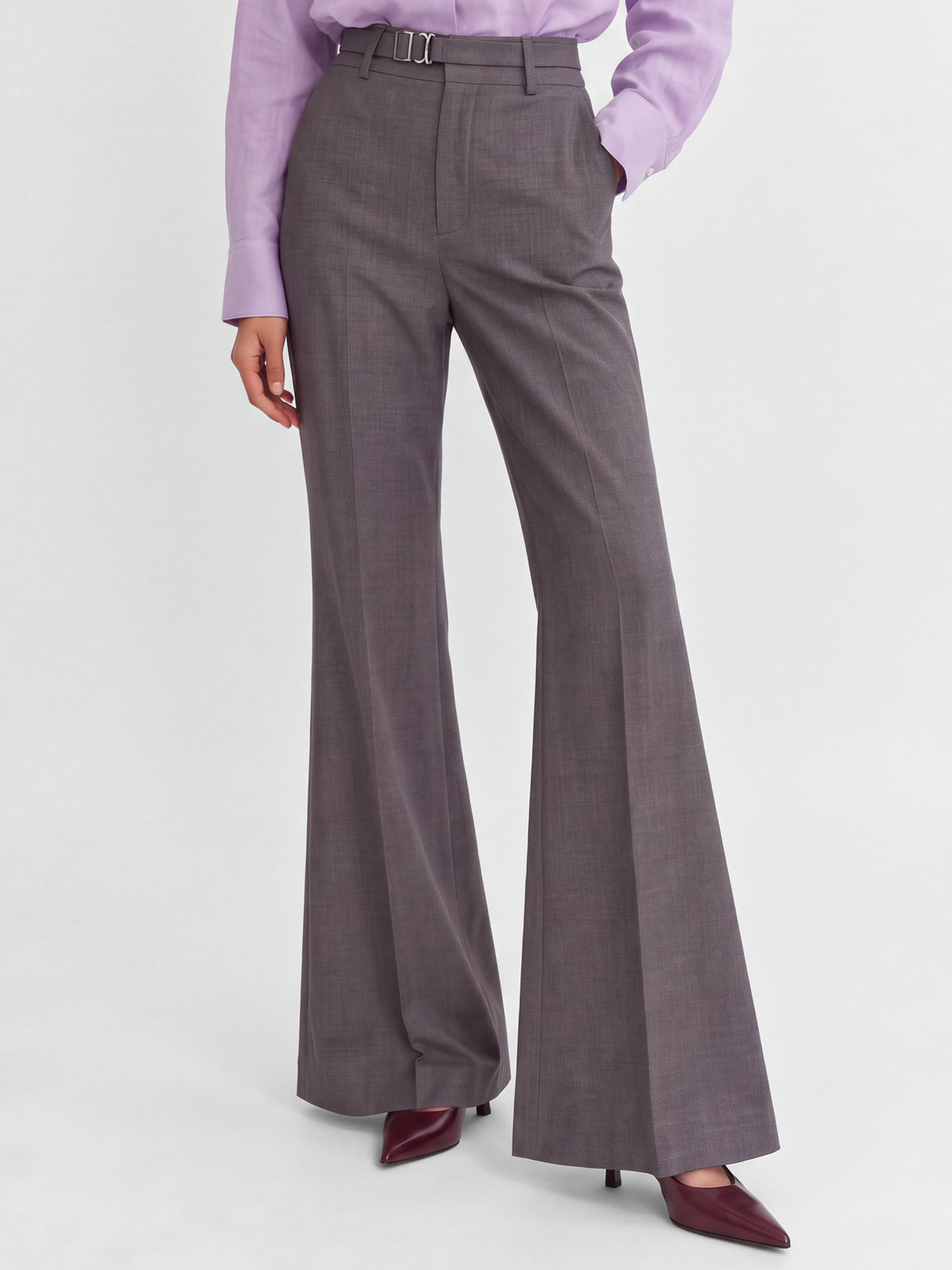 Flared Tailored Trousers