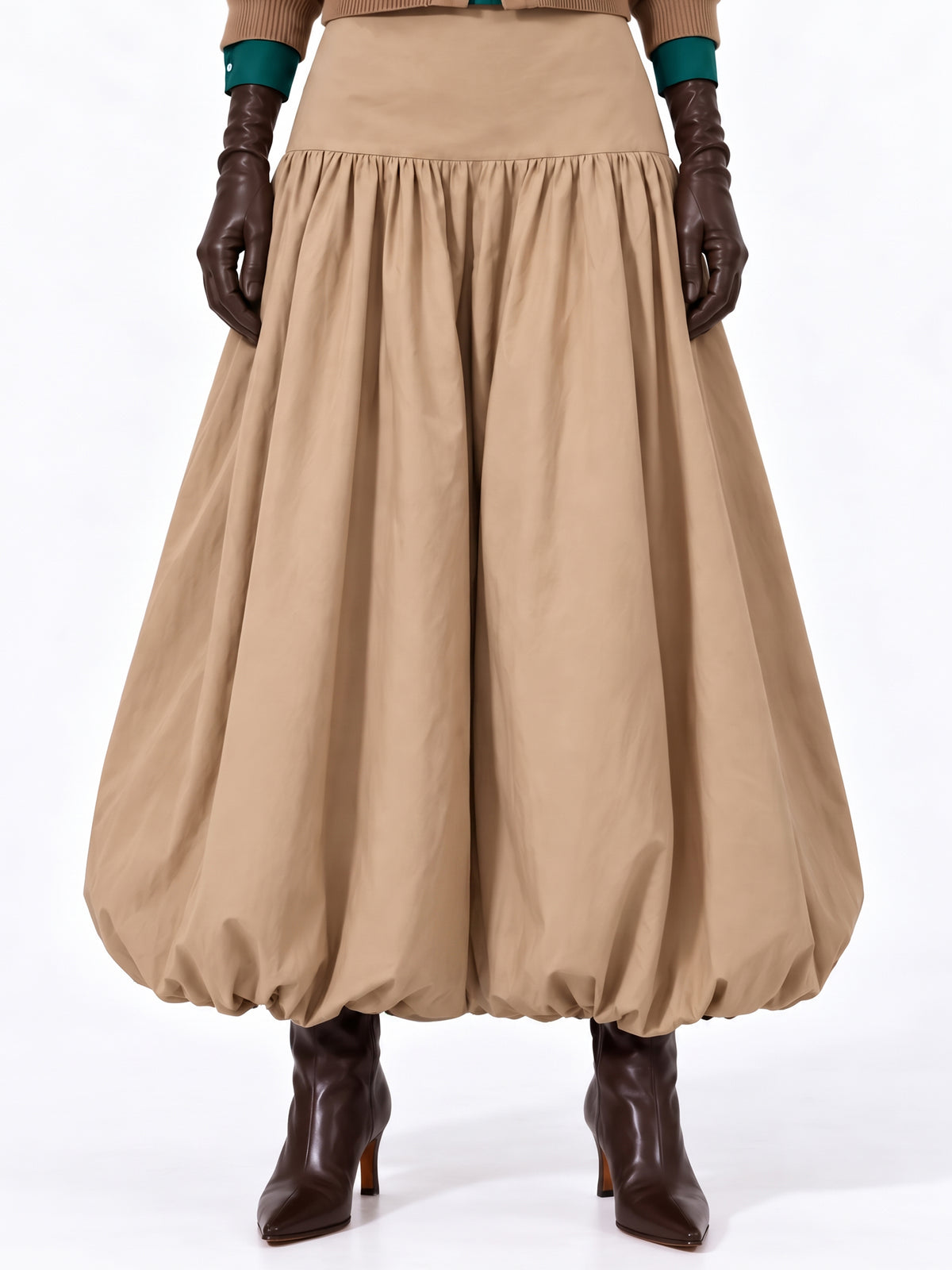 Drop-Waist Bubble Skirt