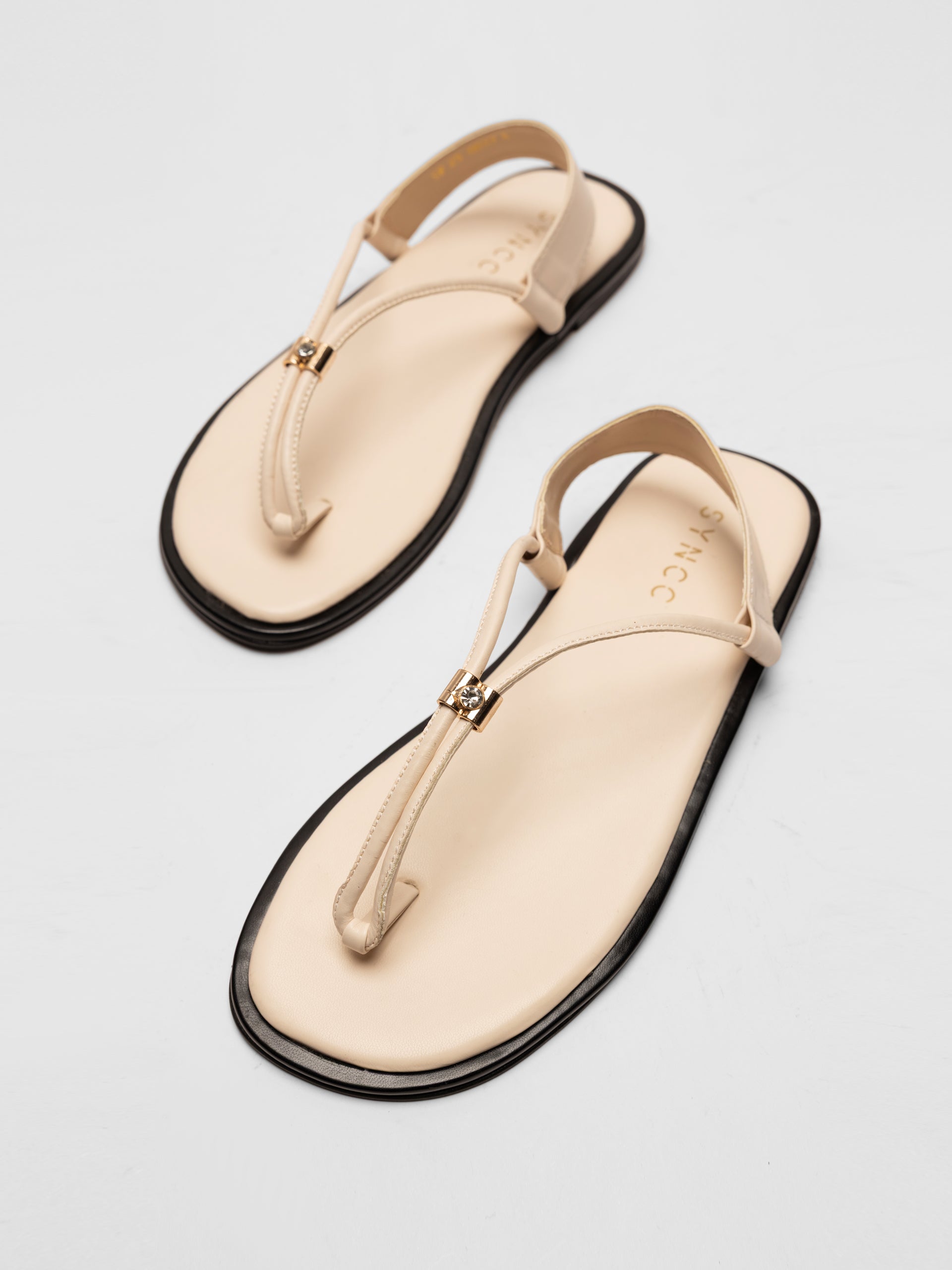 Beige Casual Sandals