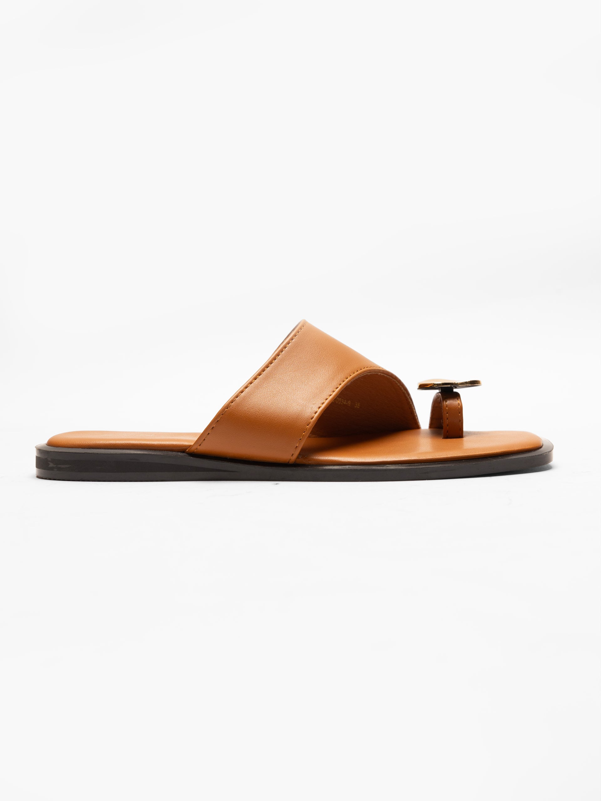 Brown Casual Slides