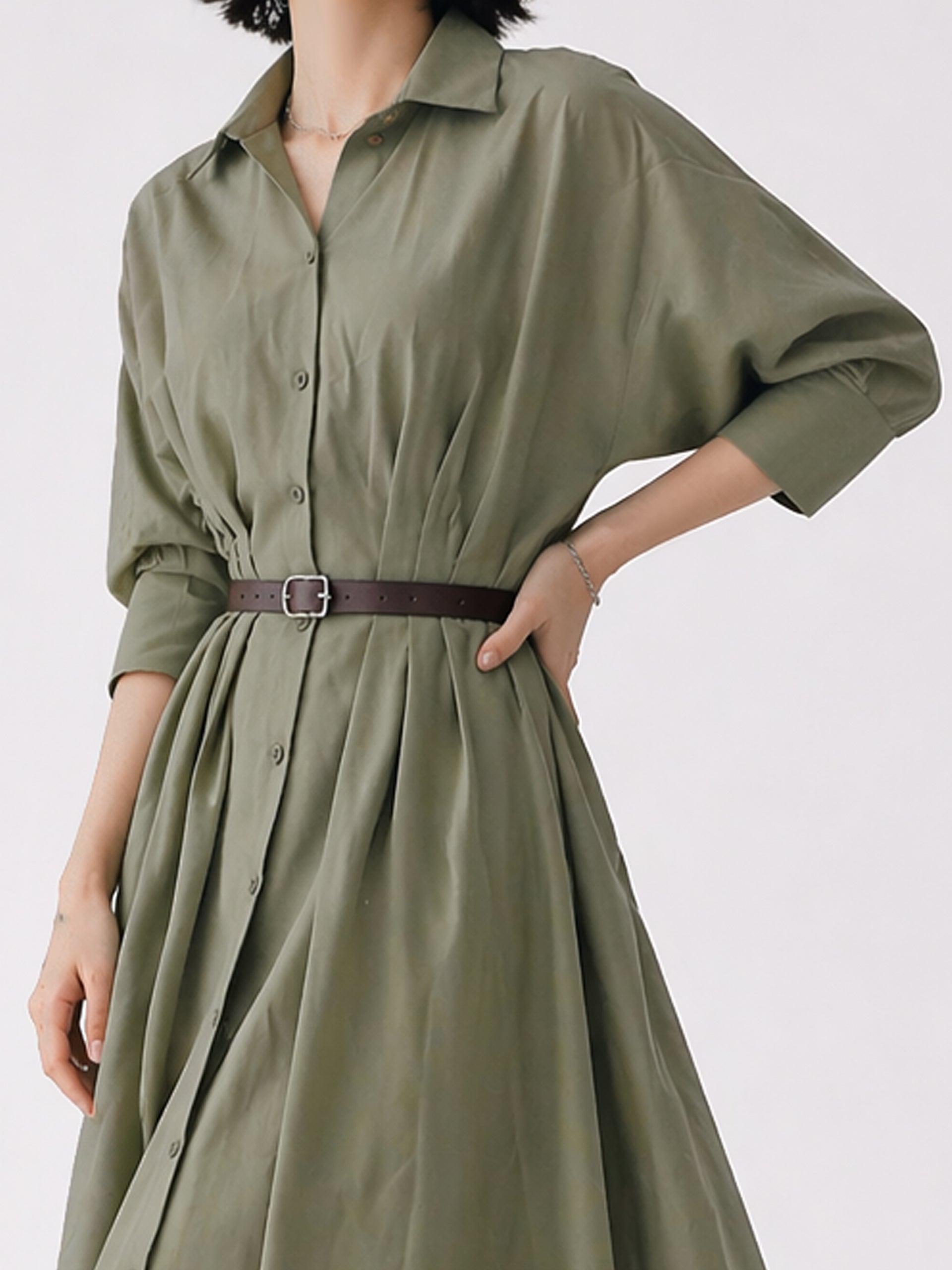 Sage Green Long Shirt