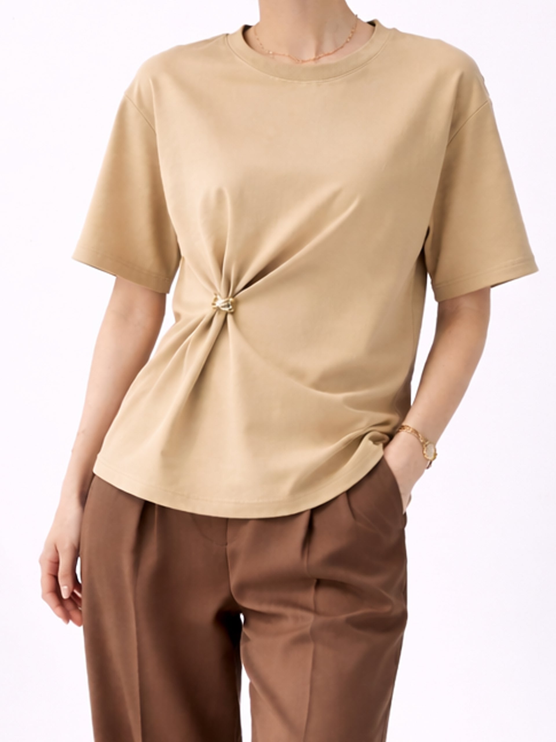 Women's Brown T-Shirt - women's T-Shirt | SYNCC