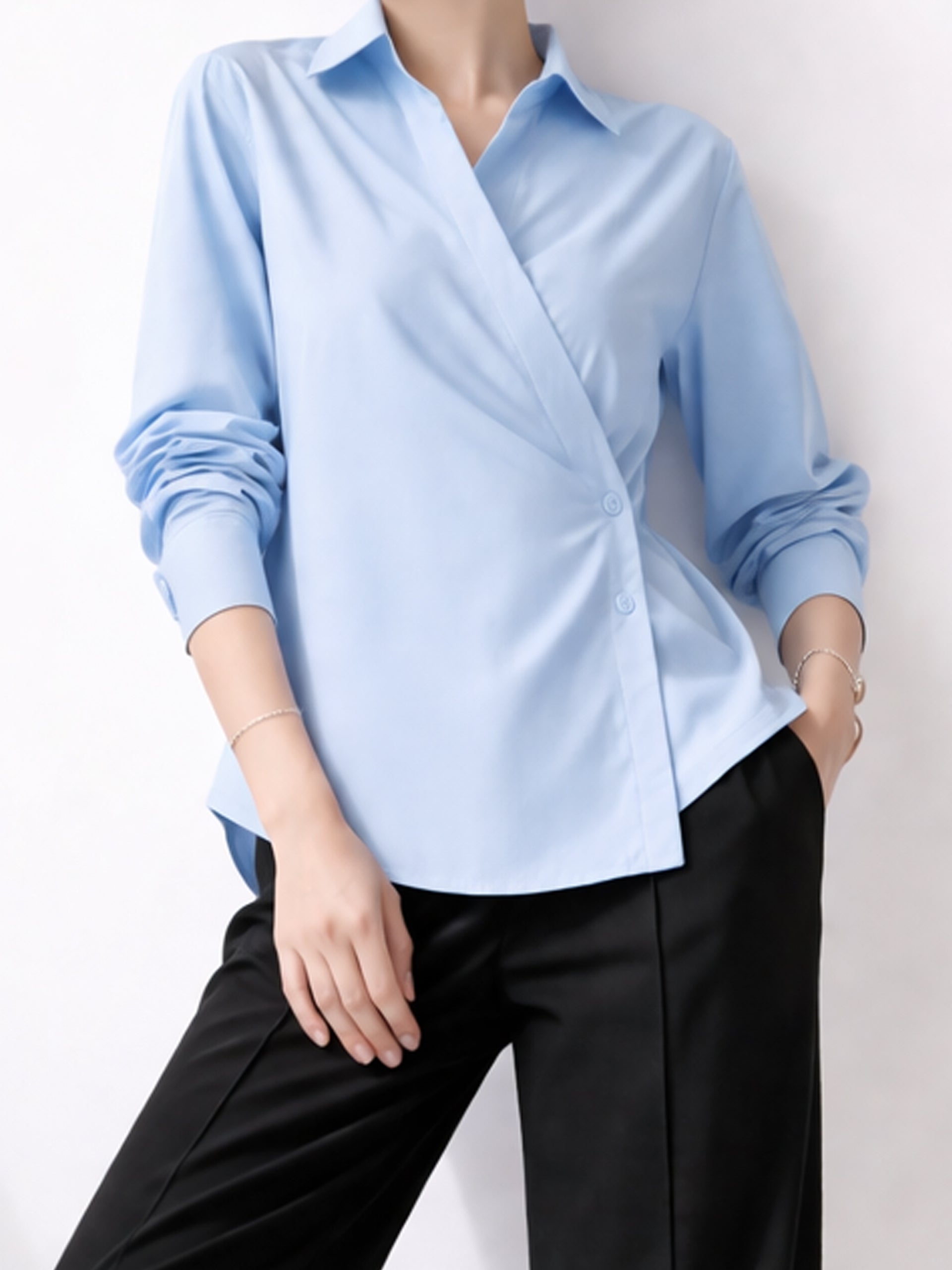 Blue Button-Down Shirt