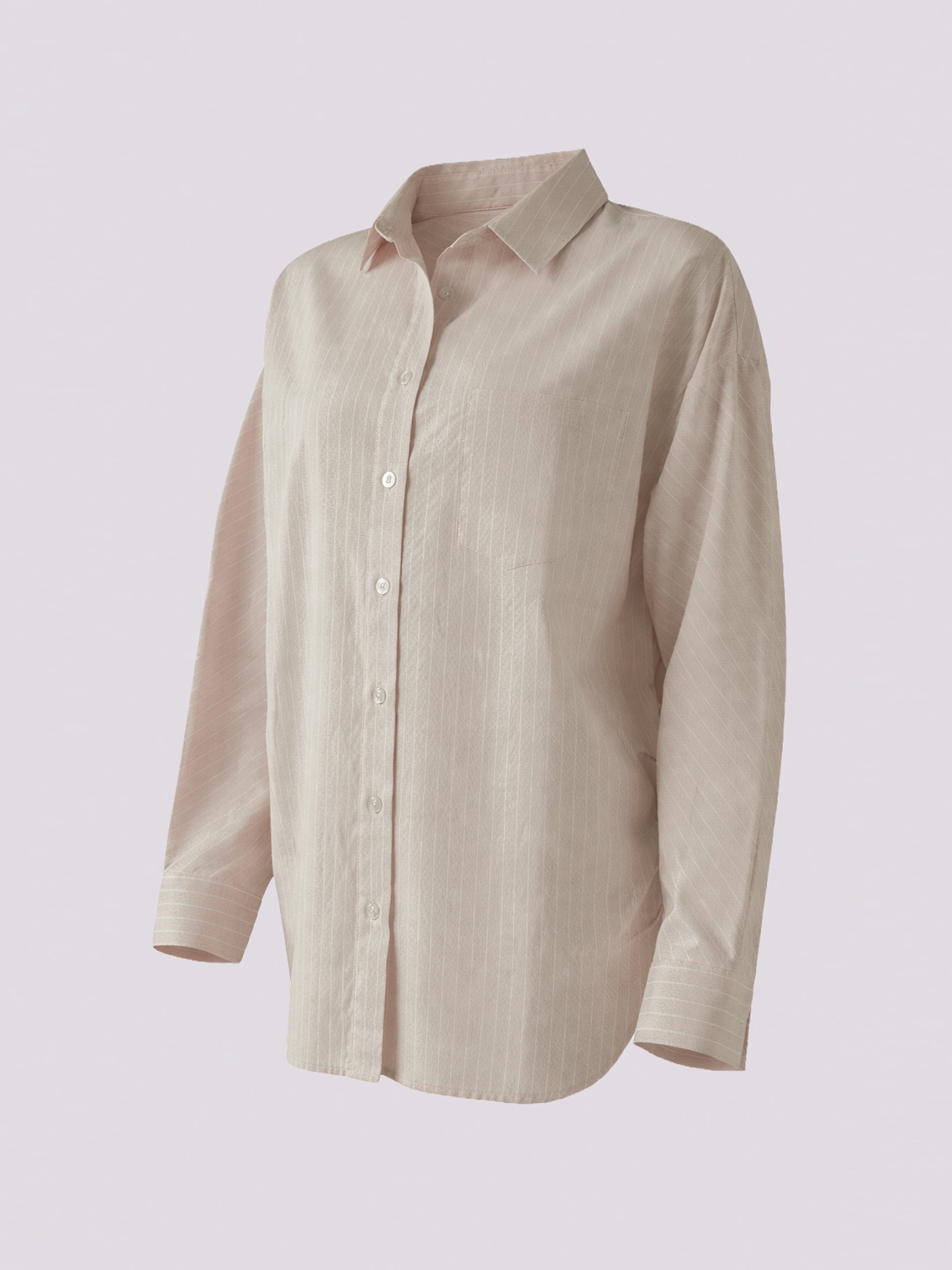 Beige Oversized Shirt