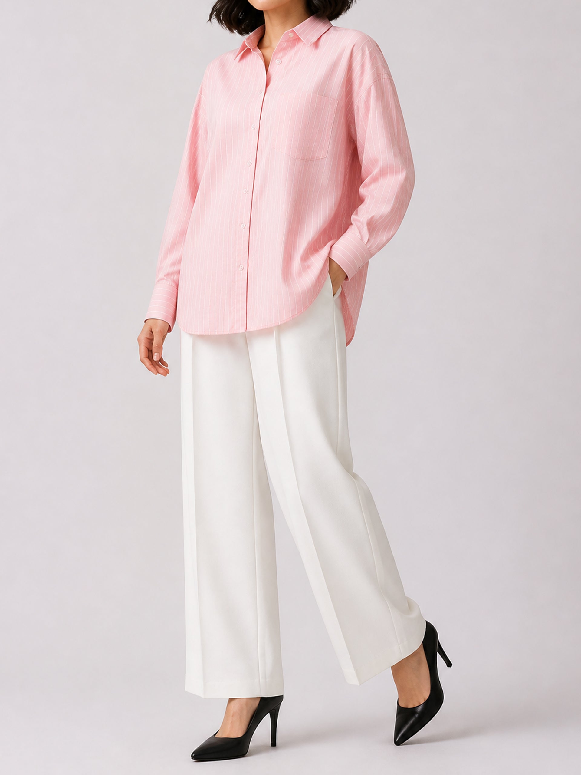 Women's Ivory Tailored Pants - women's Trousers | SYNCC