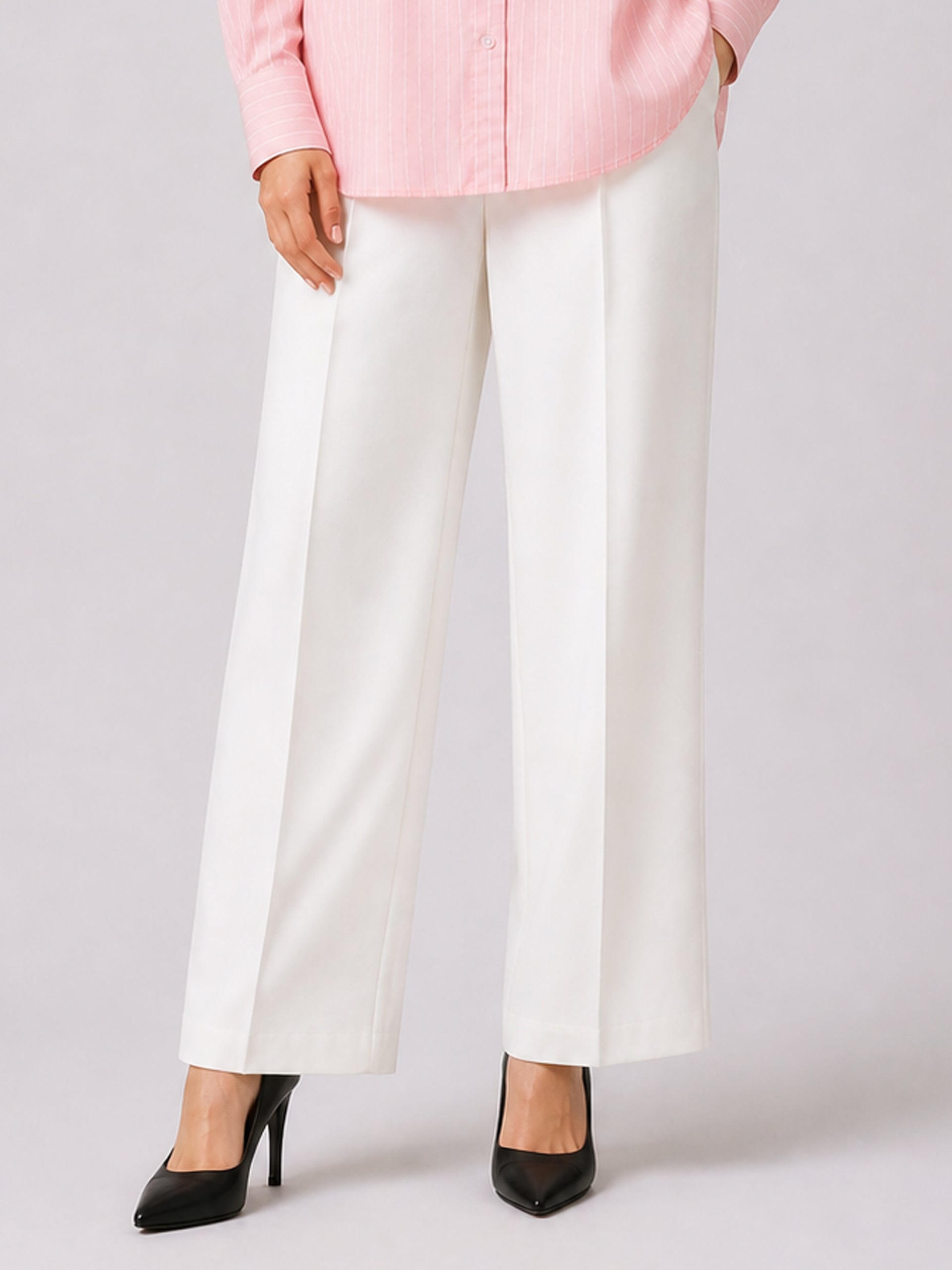 White Tailored Pants