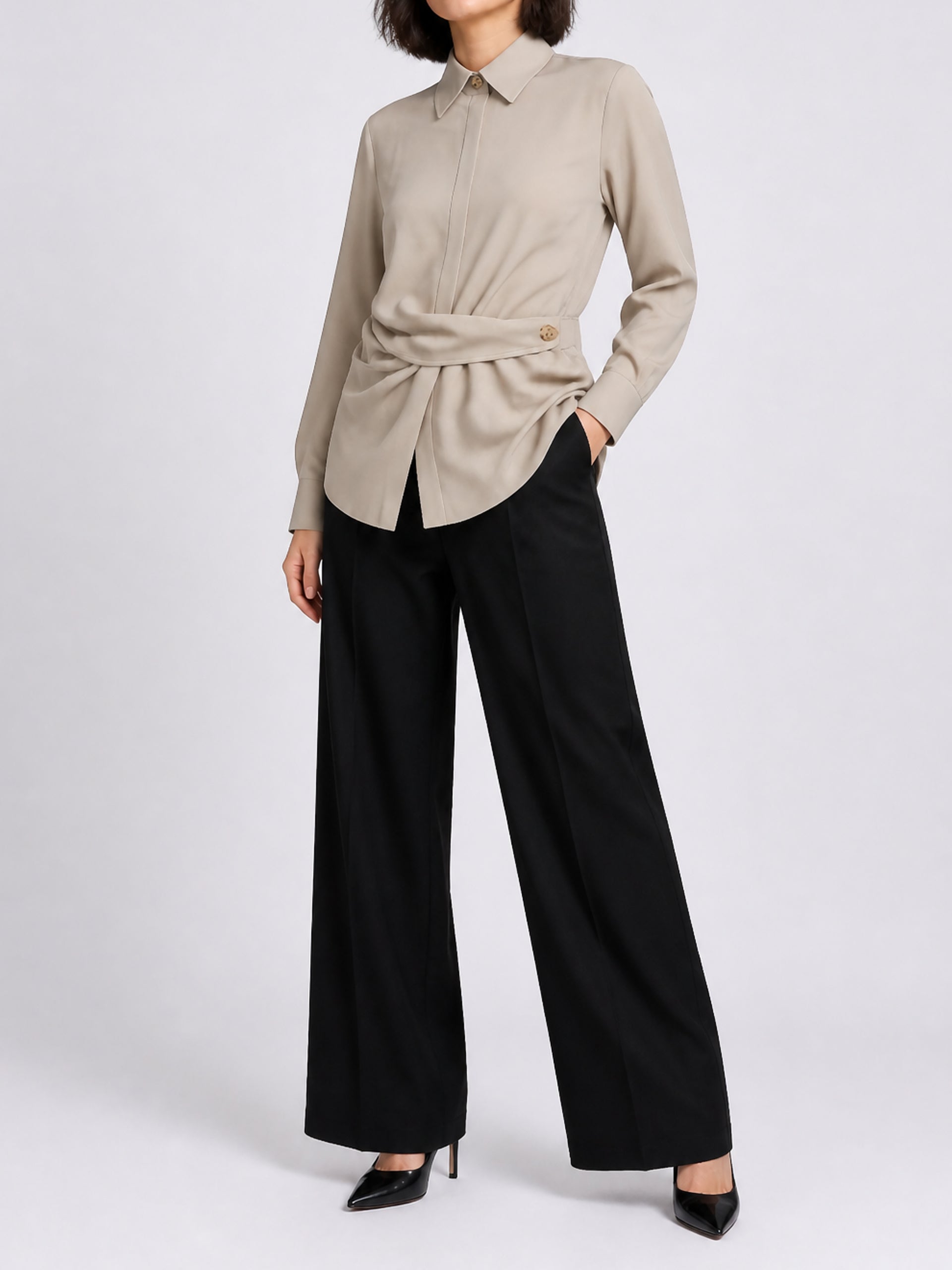 Beige Shirt