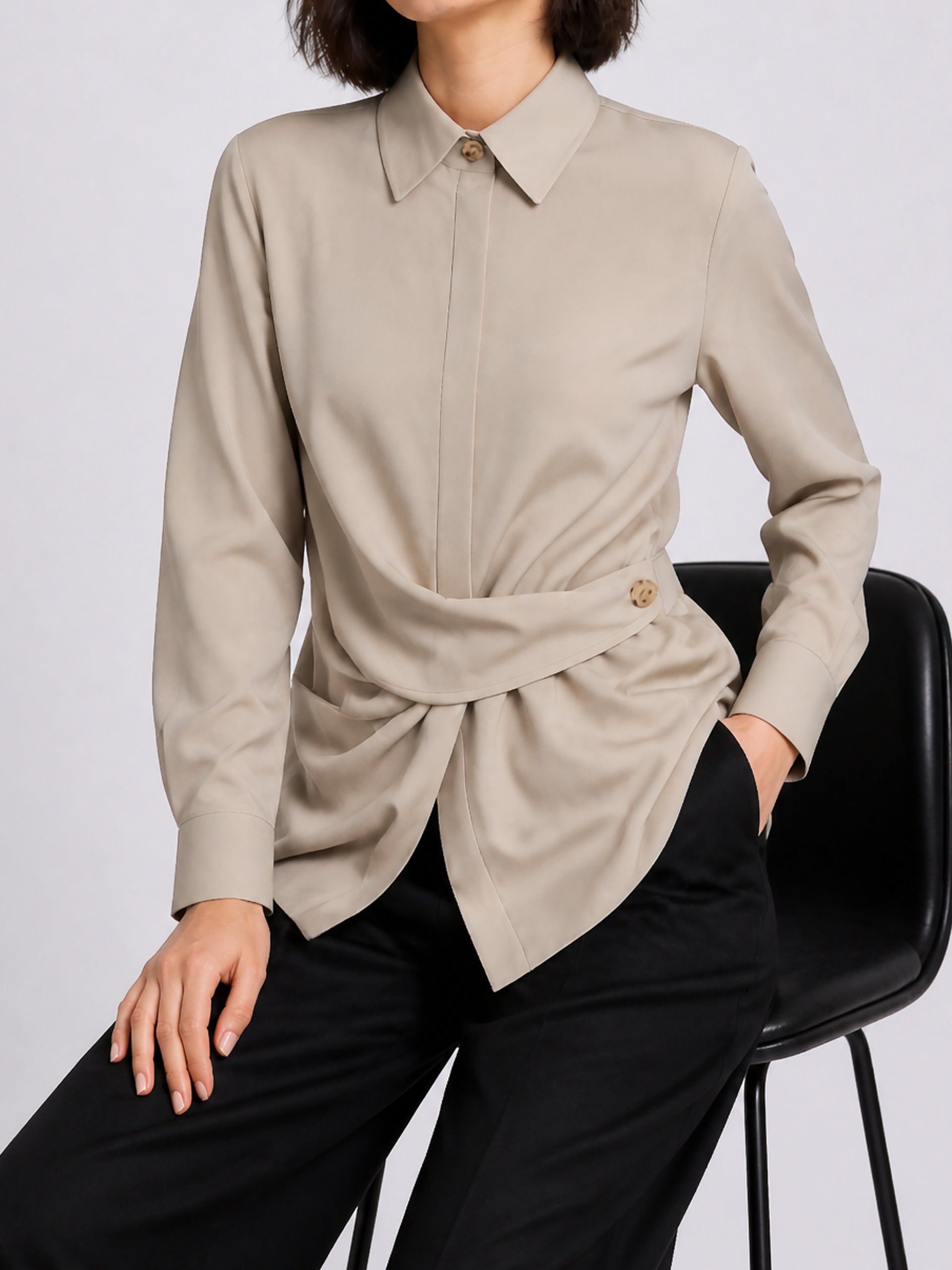 Beige Shirt