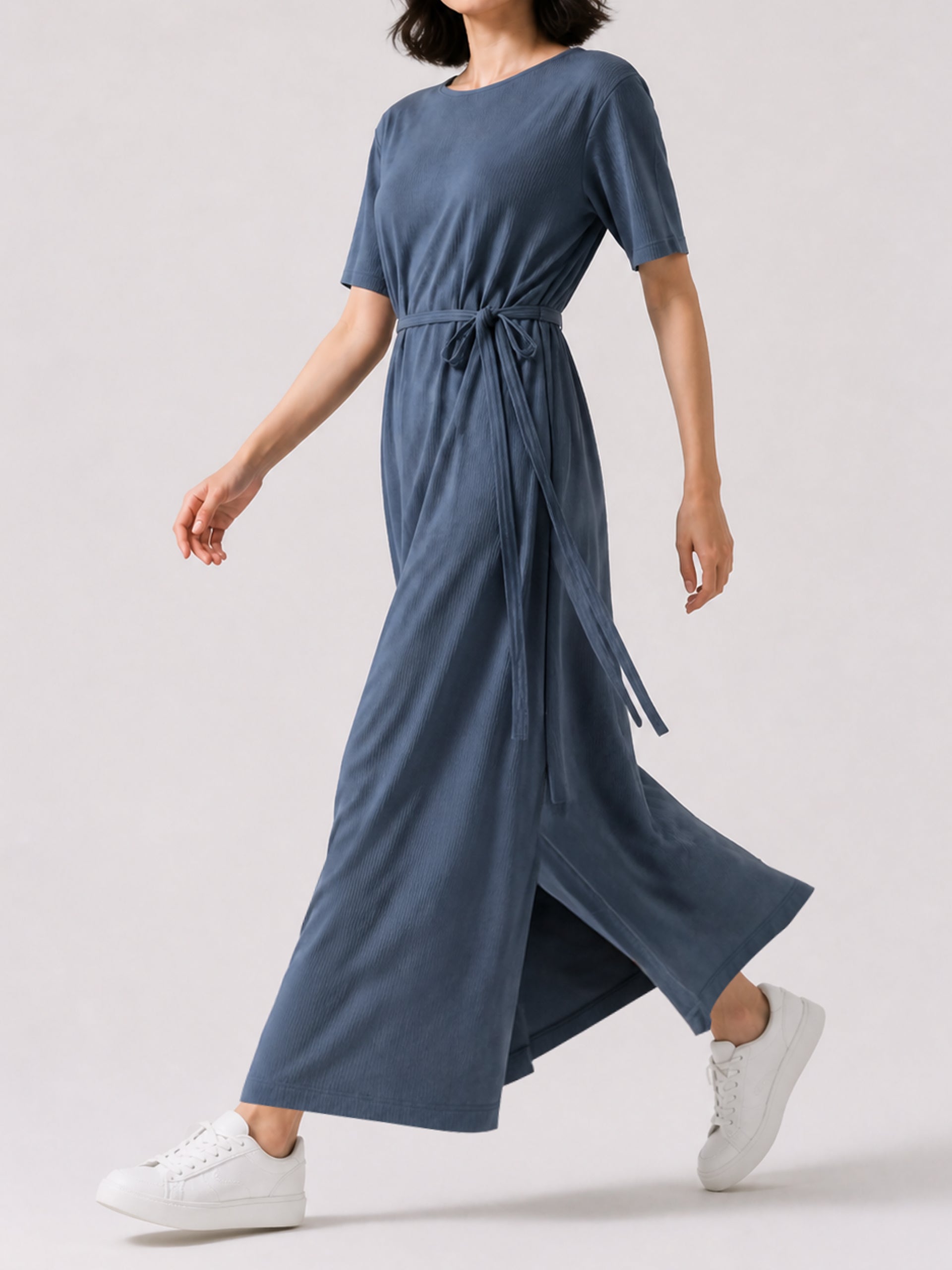 Blue T-Shirt Dress